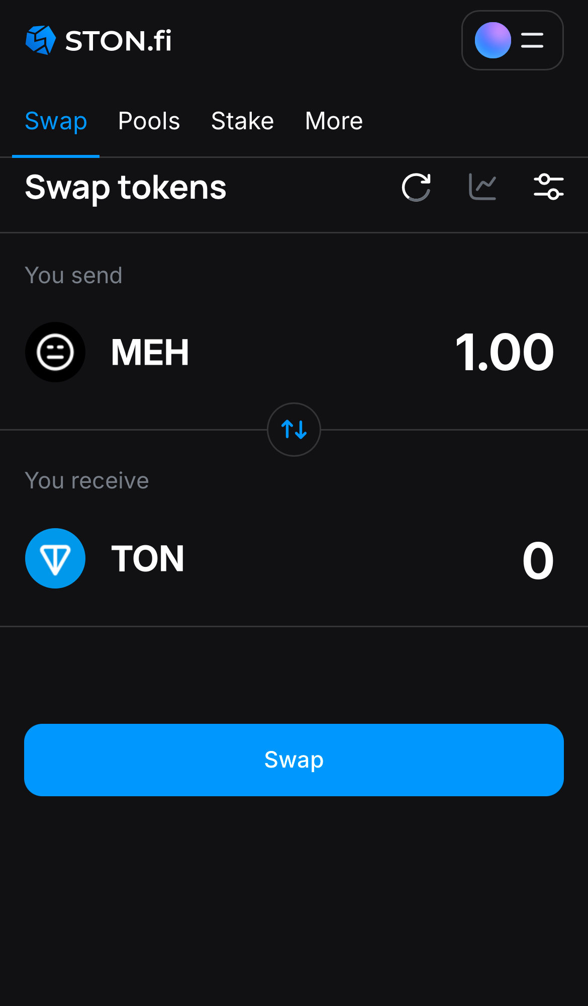 Saisissez la quantité de jetons que vous vendez (ou achetez), et laissez l’algorithme faire tous les calculs.