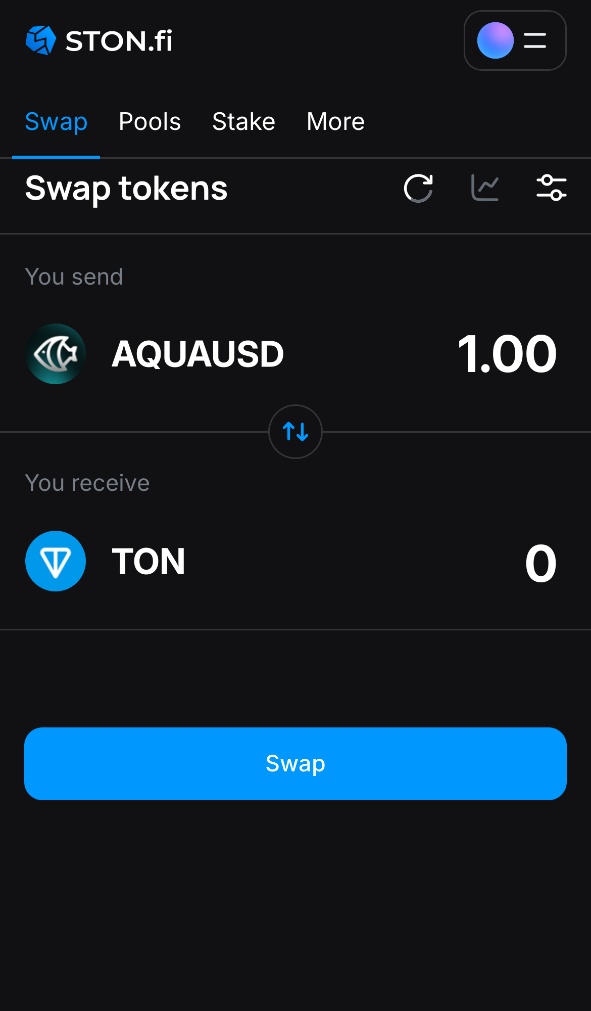 Insira a quantidade de tokens que deseja vender (ou comprar) e deixe o algoritmo fazer todos os cálculos.