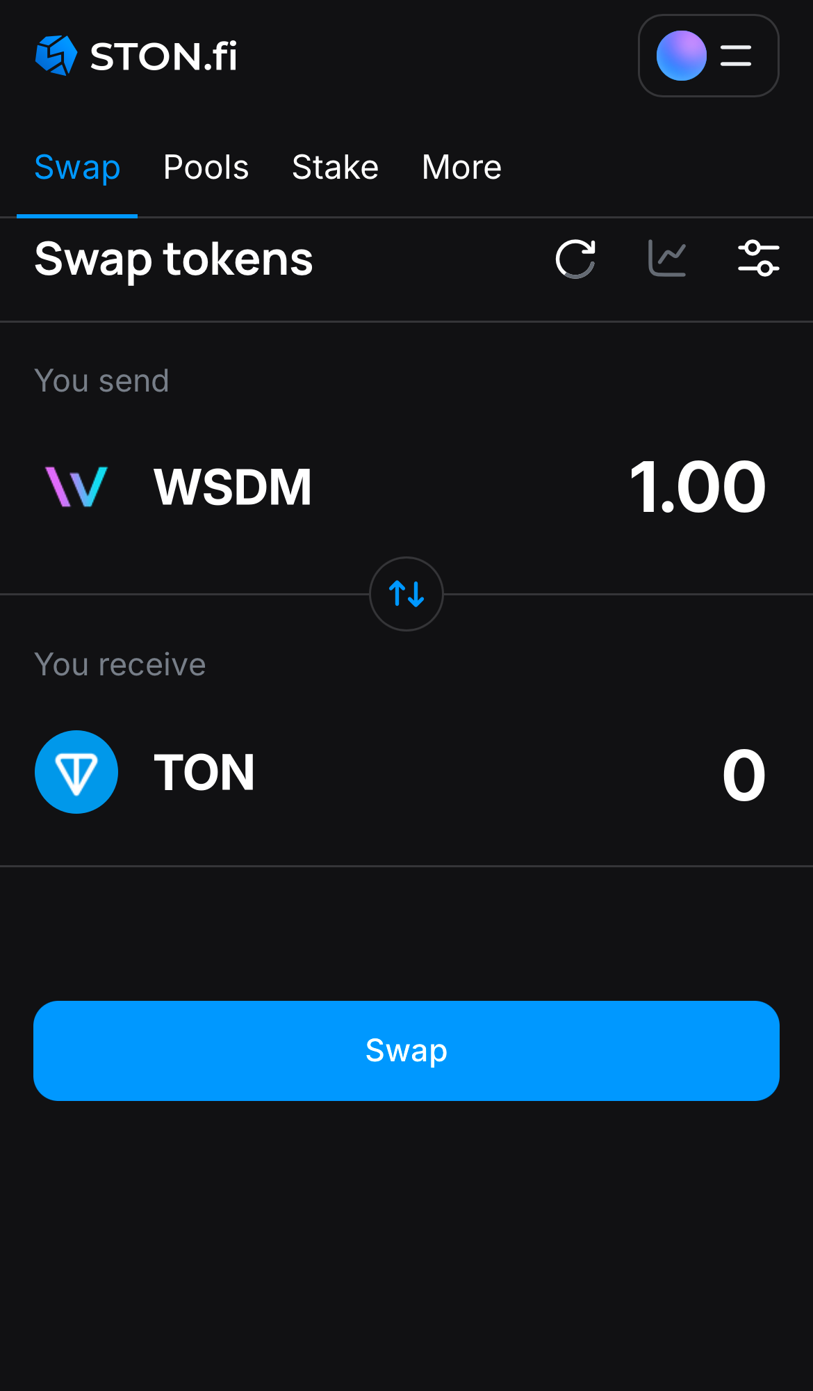 Insira a quantidade de tokens que deseja vender (ou comprar) e deixe o algoritmo fazer todos os cálculos.