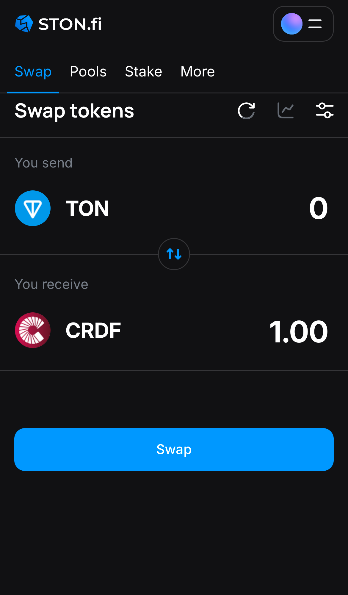 Saisissez la quantité de jetons que vous vendez (ou achetez), et laissez l’algorithme faire tous les calculs.