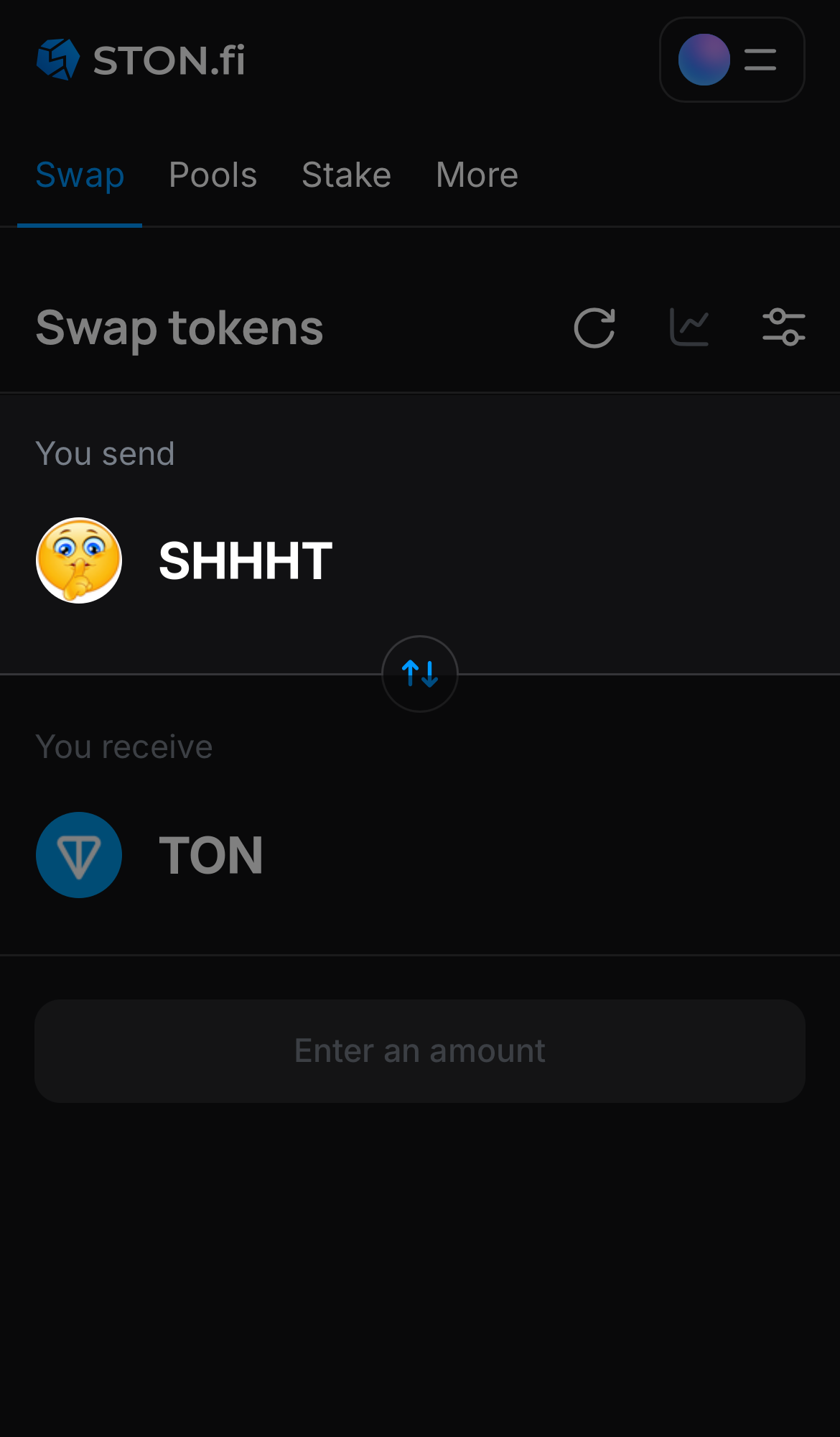Chọn SHHHT trong ô ‘You send‘.