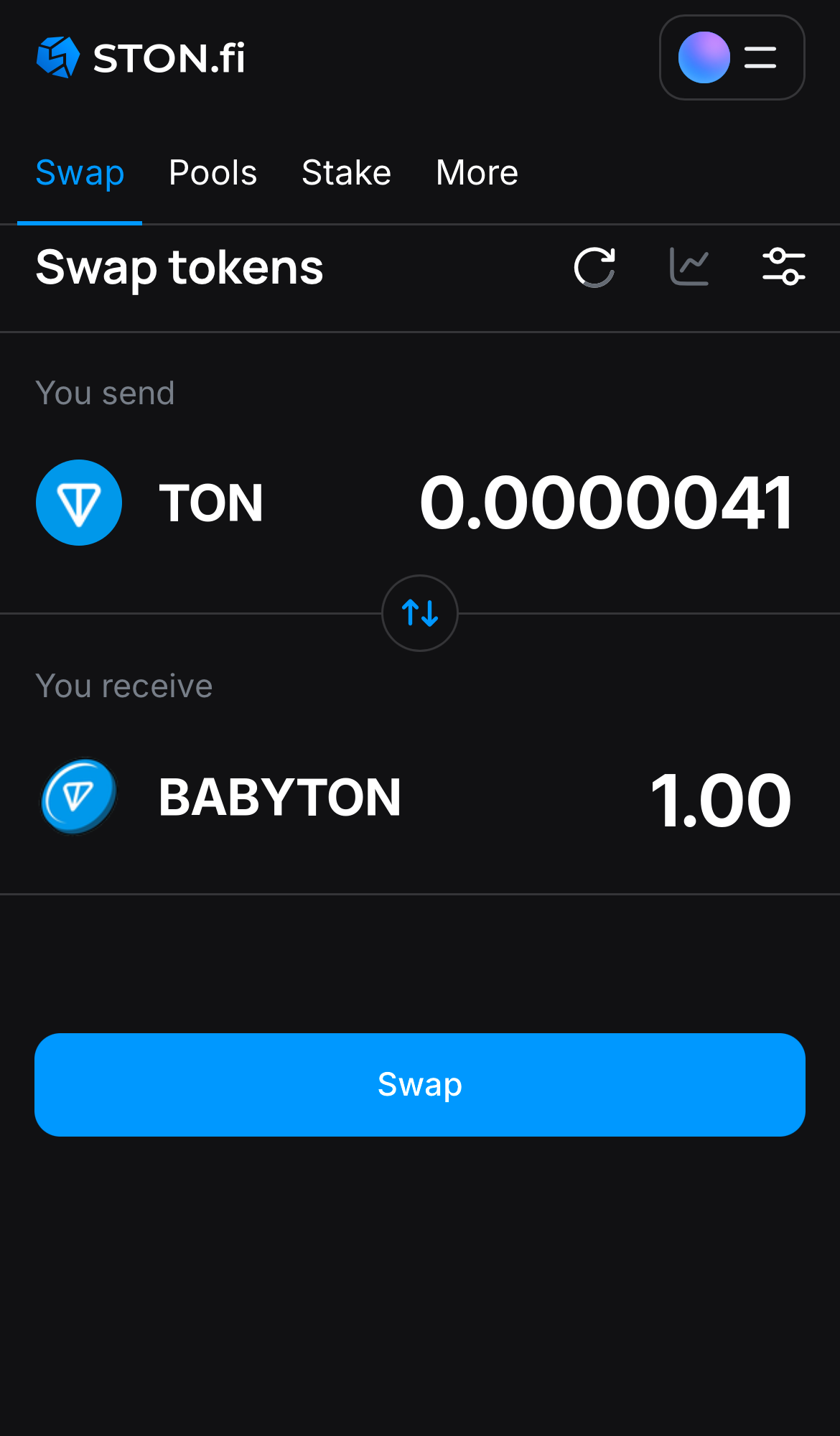 Insira a quantidade de tokens que deseja vender (ou comprar) e deixe o algoritmo fazer todos os cálculos.