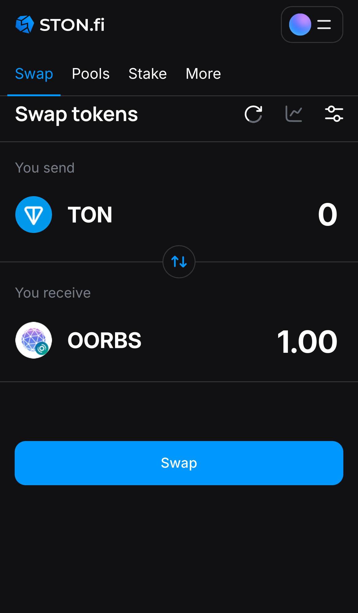 Insira a quantidade de tokens que deseja vender (ou comprar) e deixe o algoritmo fazer todos os cálculos.