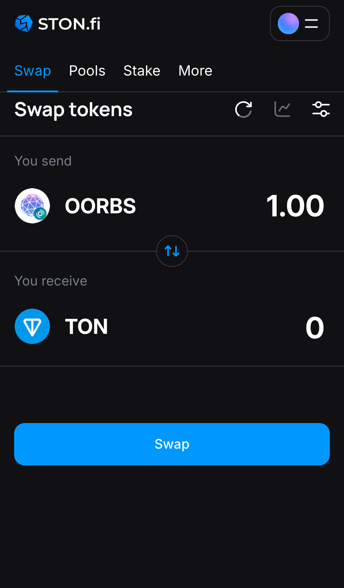 Insira a quantidade de tokens que deseja vender (ou comprar) e deixe o algoritmo fazer todos os cálculos.