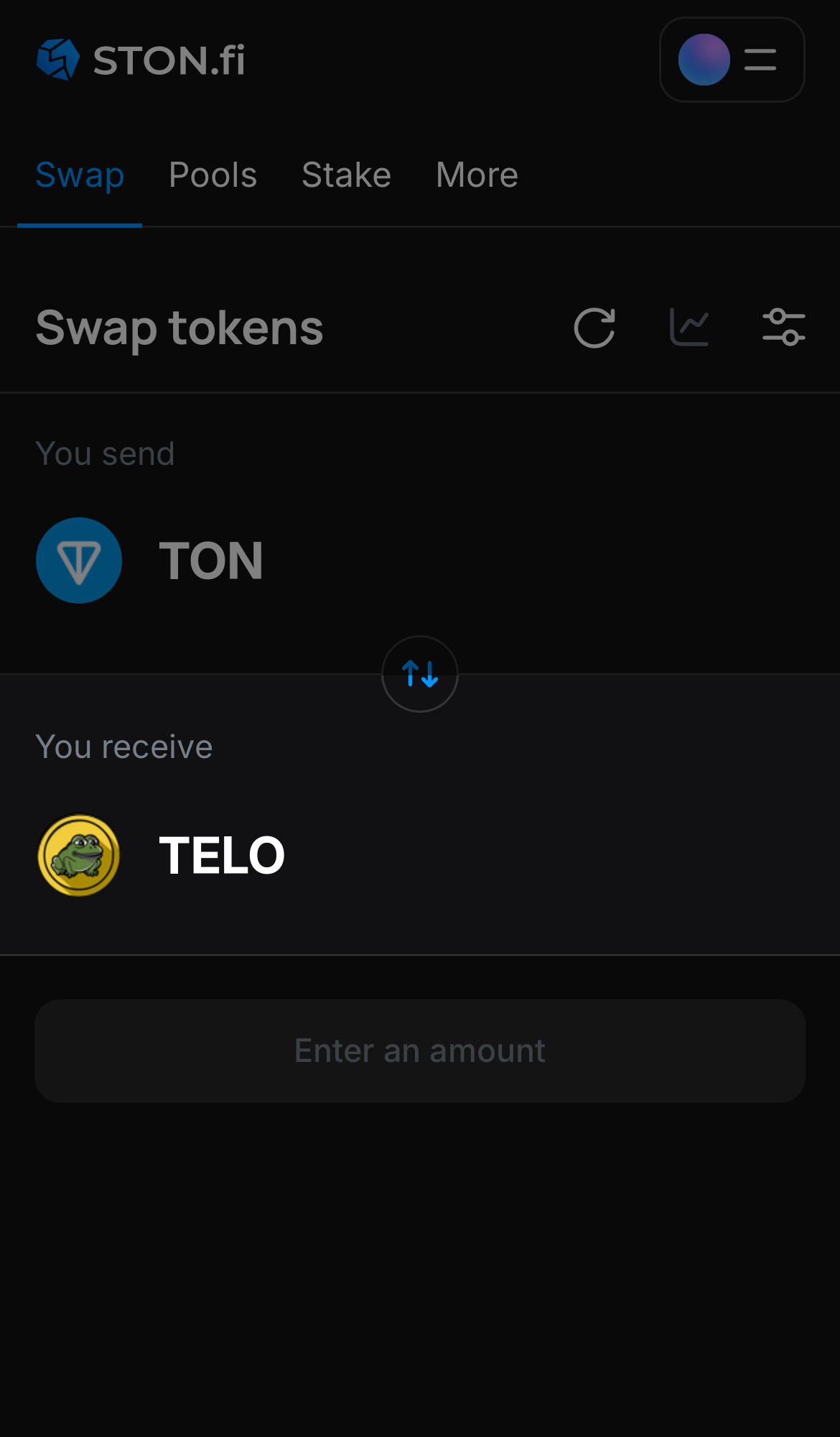 Pilih TELO pada kotak ‘You receive‘.