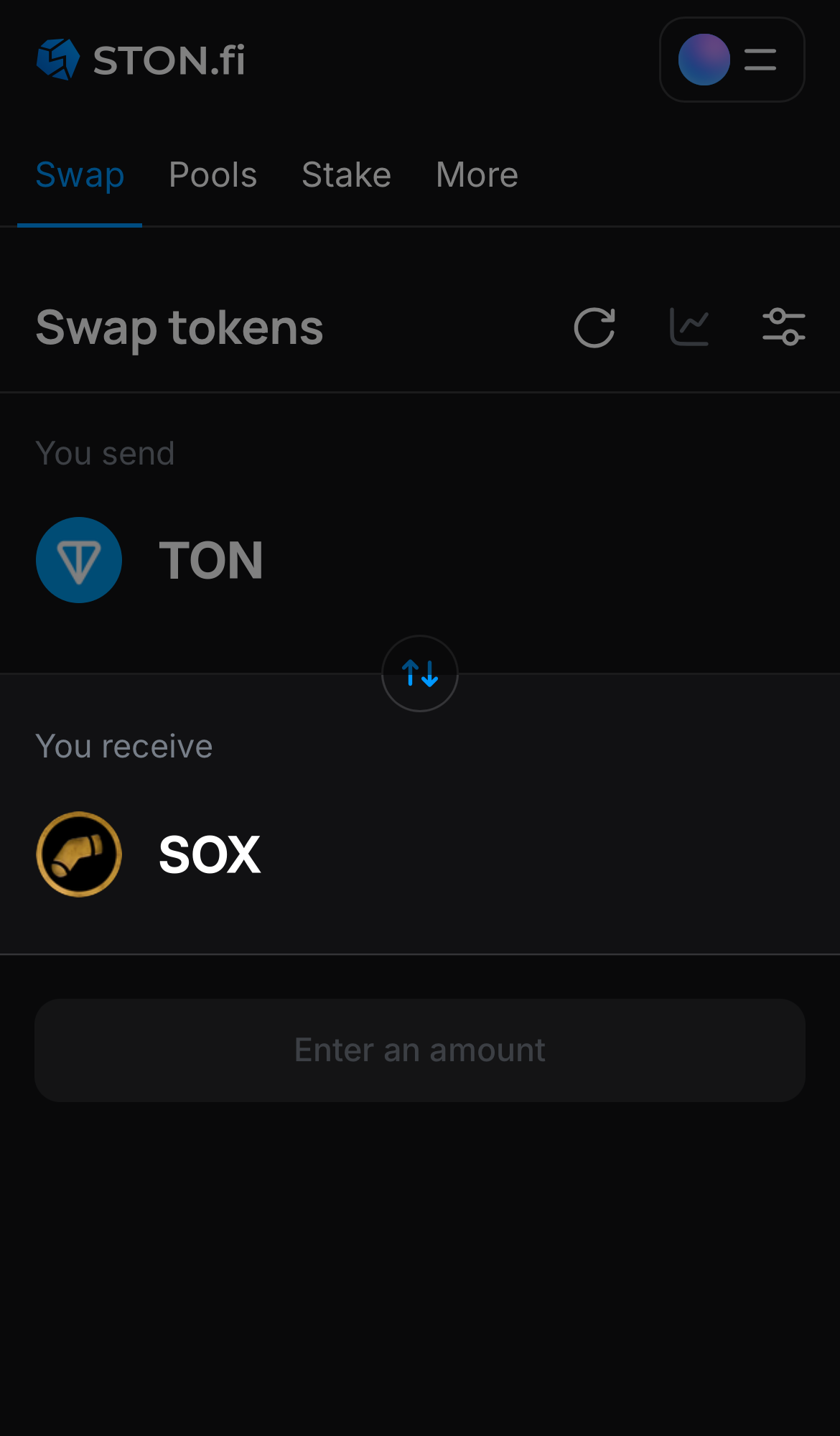 Chọn SOX trong ô ‘You receive‘.