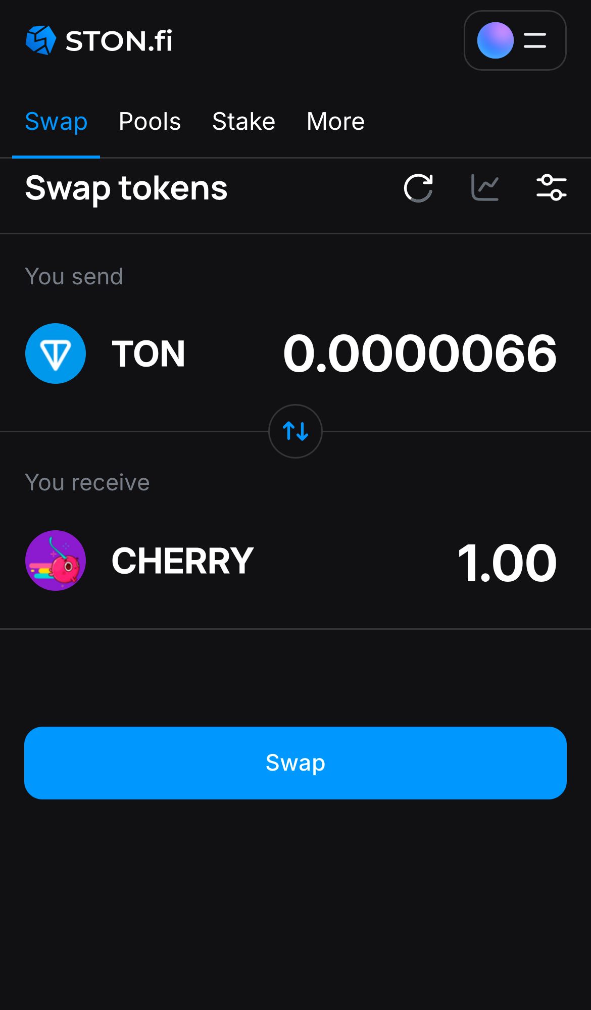 Saisissez la quantité de jetons que vous vendez (ou achetez), et laissez l’algorithme faire tous les calculs.