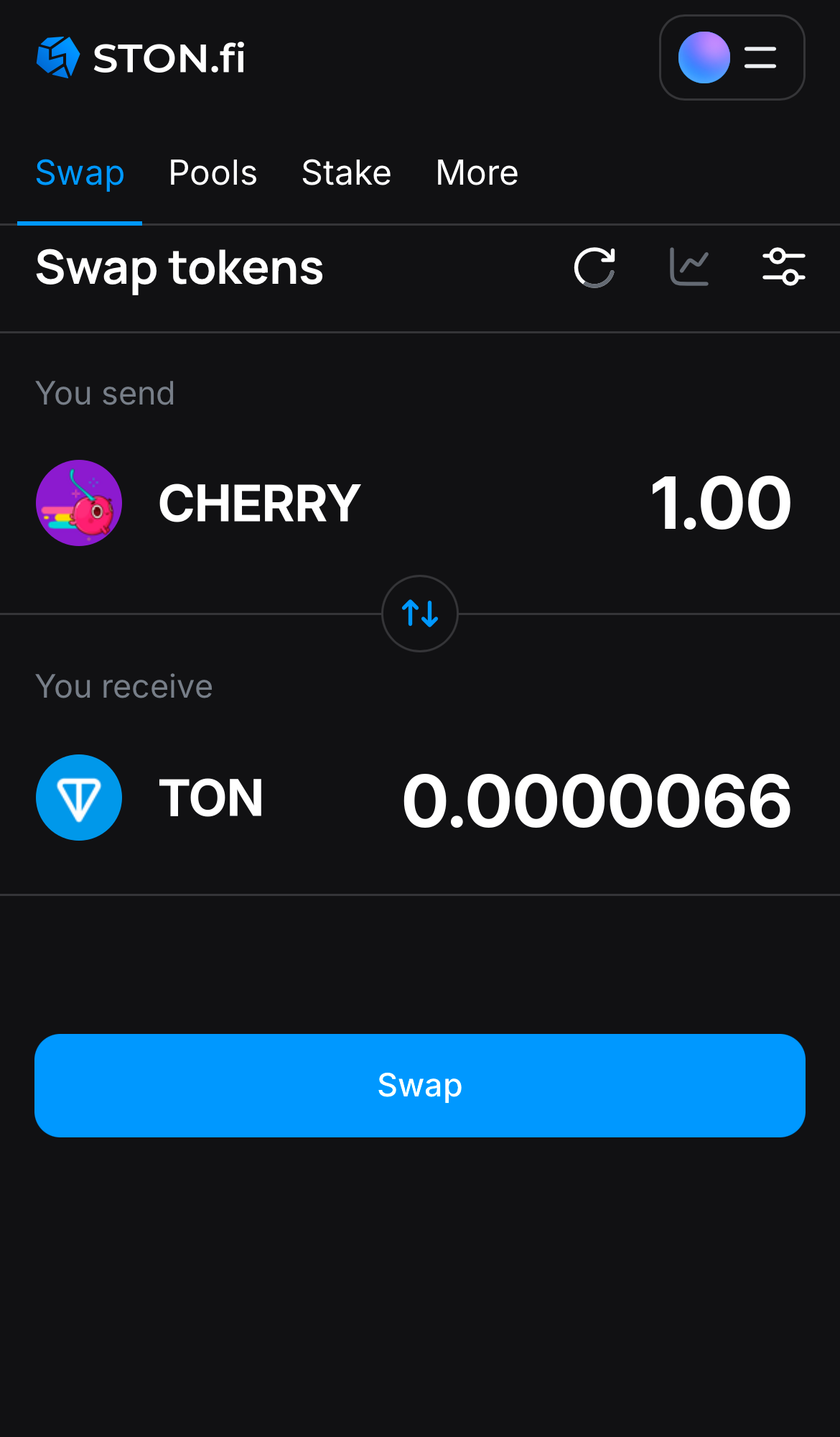Saisissez la quantité de jetons que vous vendez (ou achetez), et laissez l’algorithme faire tous les calculs.