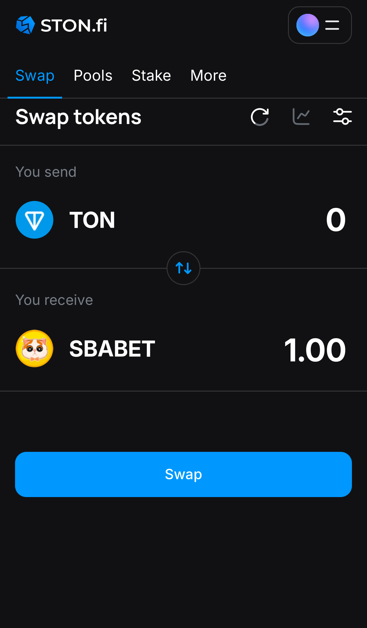 Insira a quantidade de tokens que deseja vender (ou comprar) e deixe o algoritmo fazer todos os cálculos.