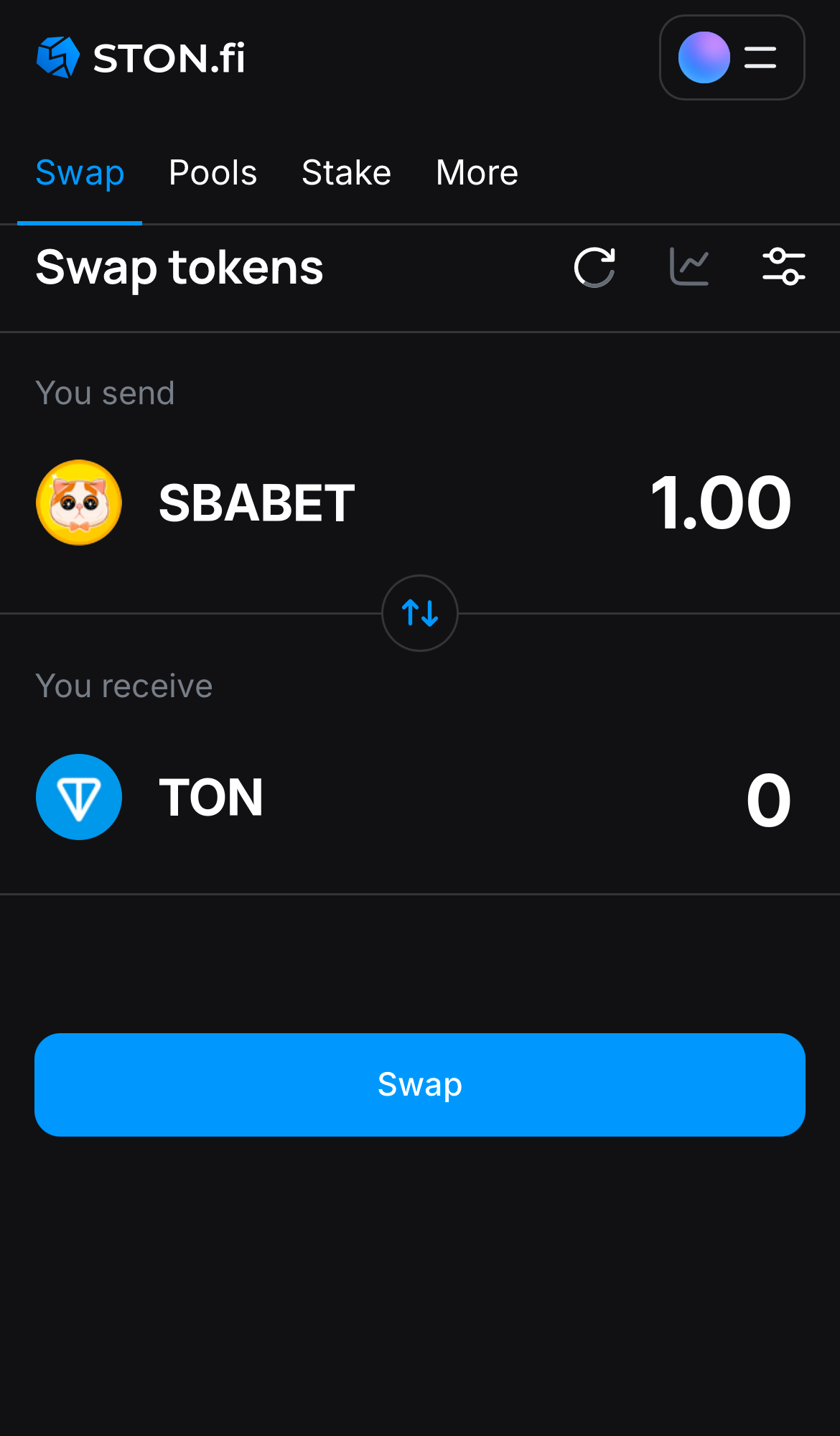 Insira a quantidade de tokens que deseja vender (ou comprar) e deixe o algoritmo fazer todos os cálculos.
