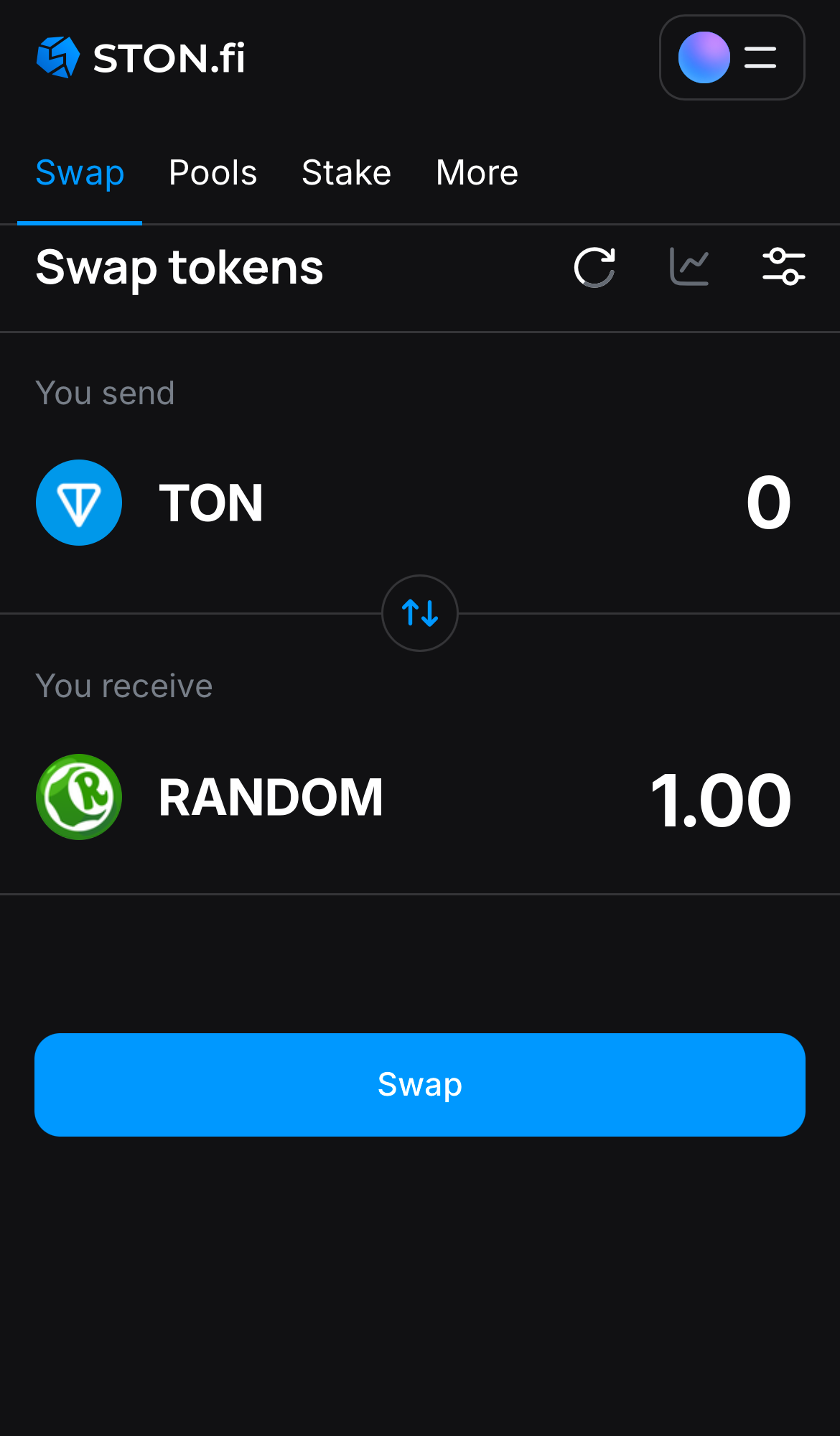 Insira a quantidade de tokens que deseja vender (ou comprar) e deixe o algoritmo fazer todos os cálculos.