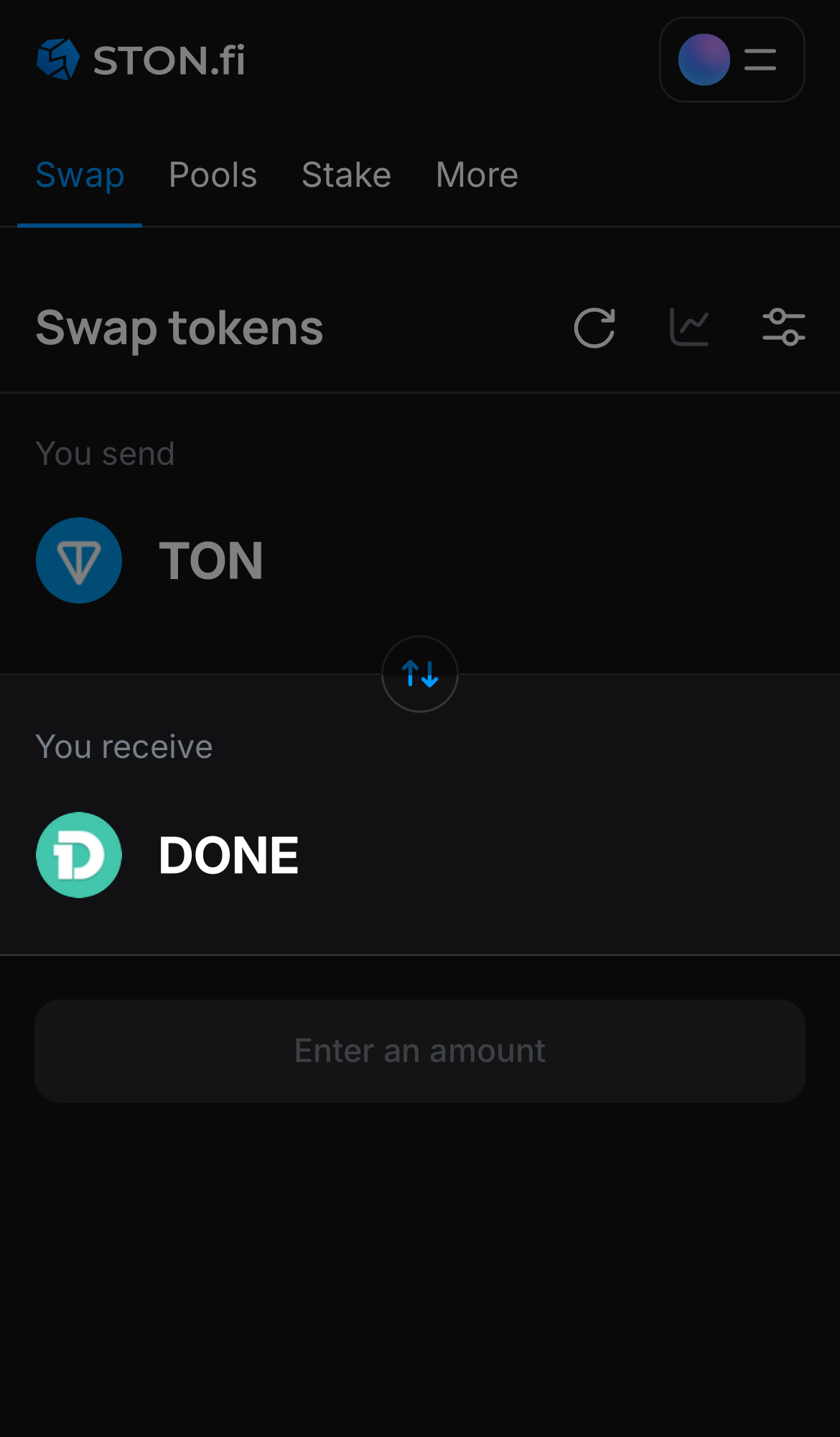 Pilih DONE pada kotak ‘You receive‘.