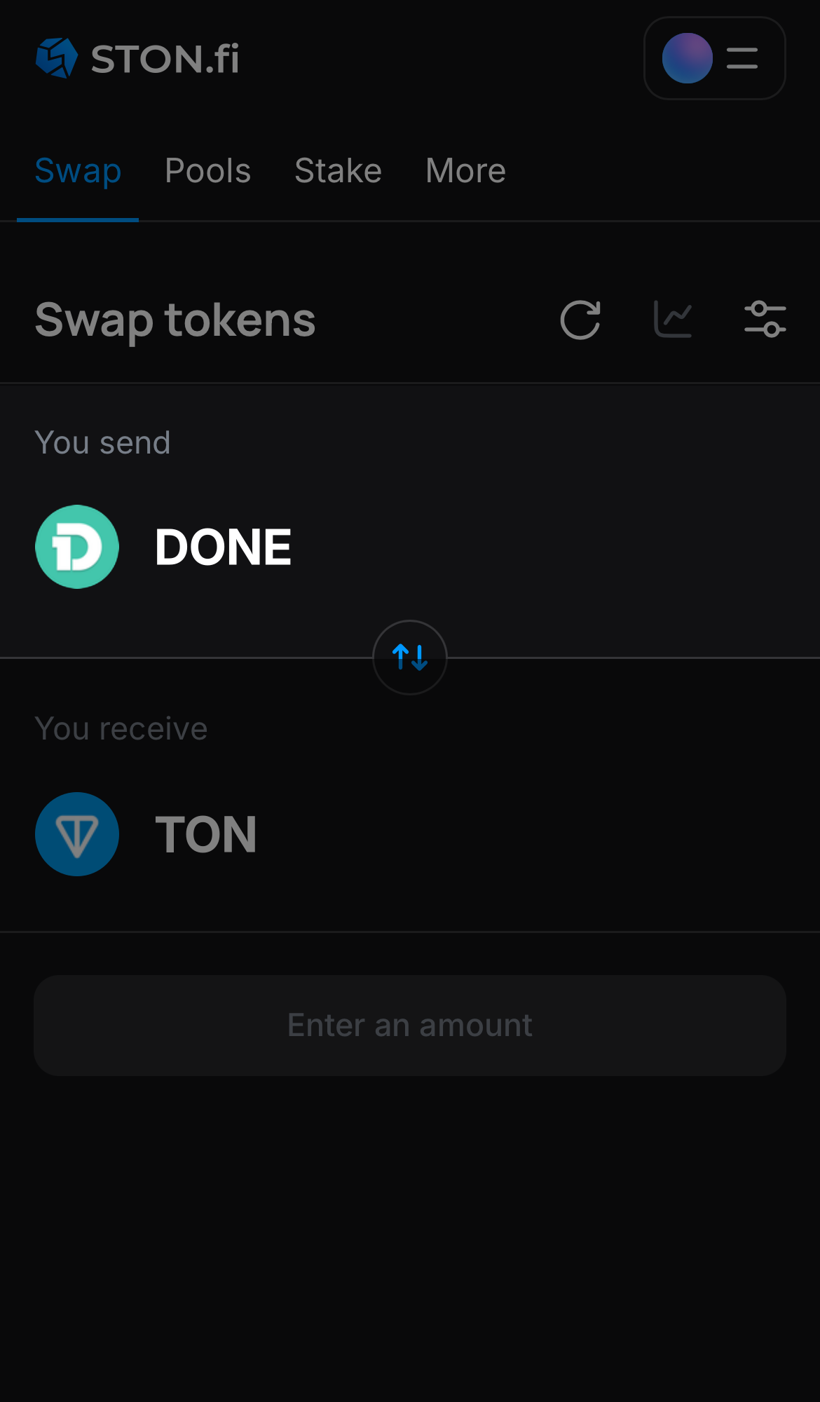 Pilih DONE pada kotak ‘You send‘.