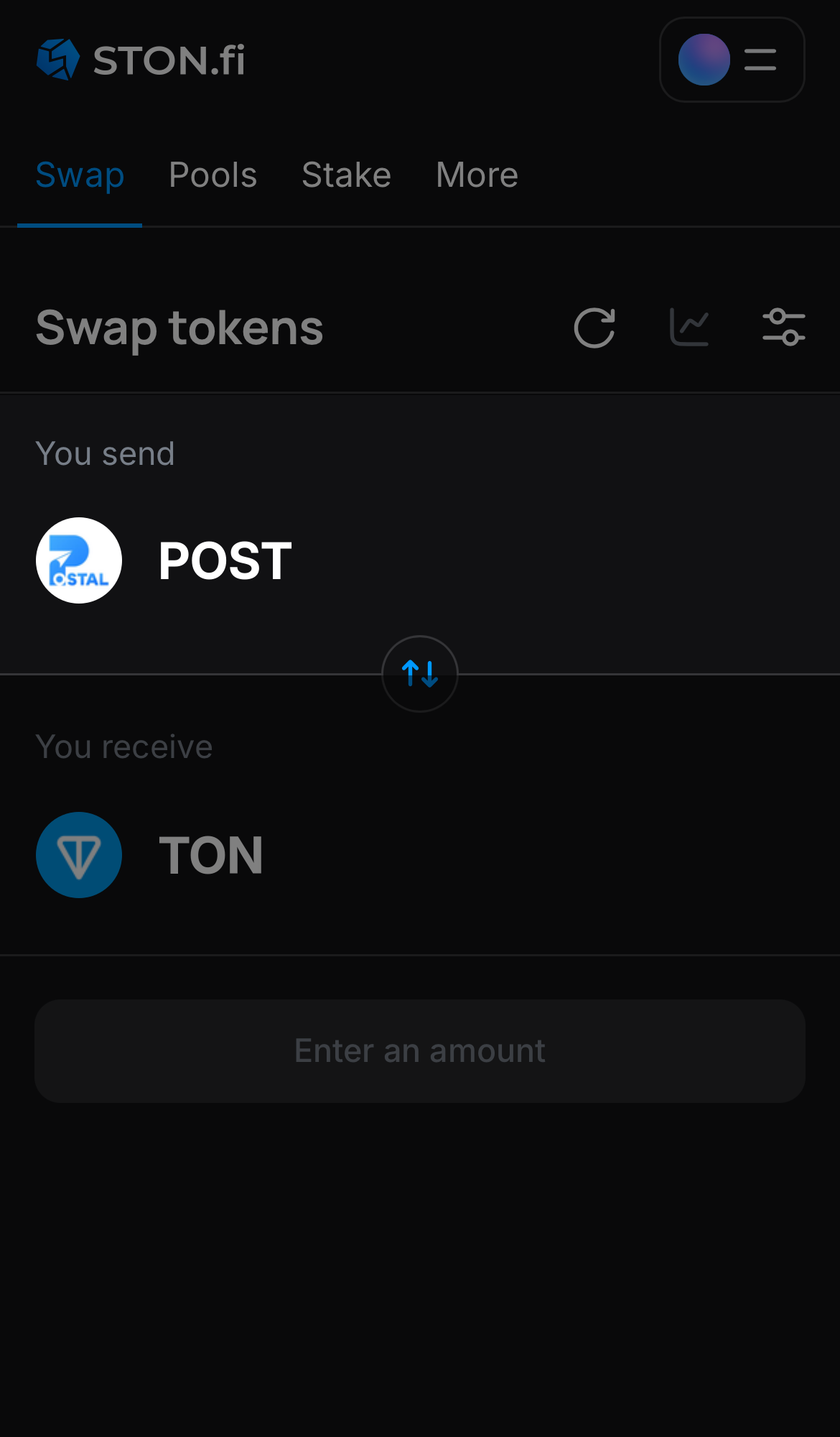 Selecione POST na caixa ‘You send‘.