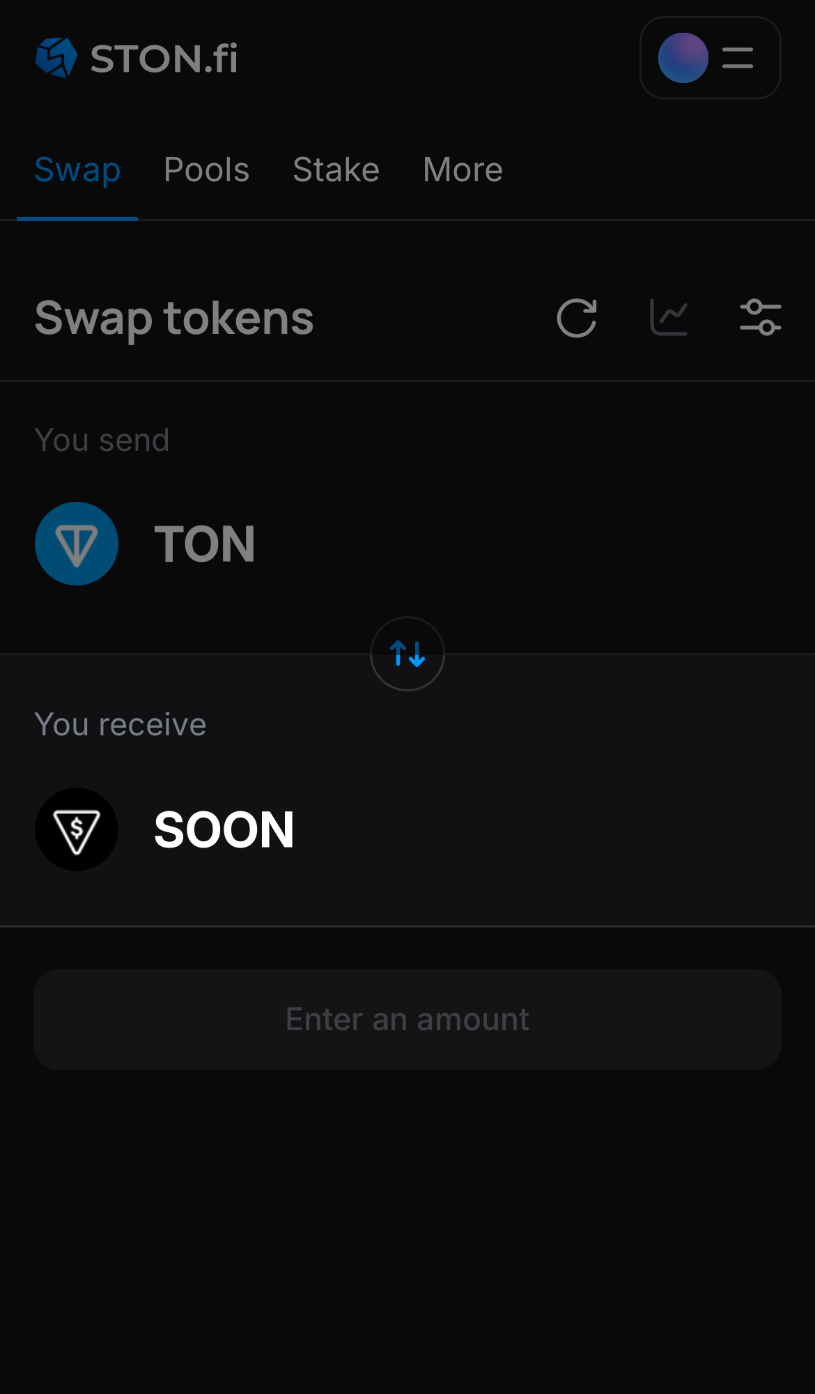 Selecione SOON na caixa ‘You receive‘.