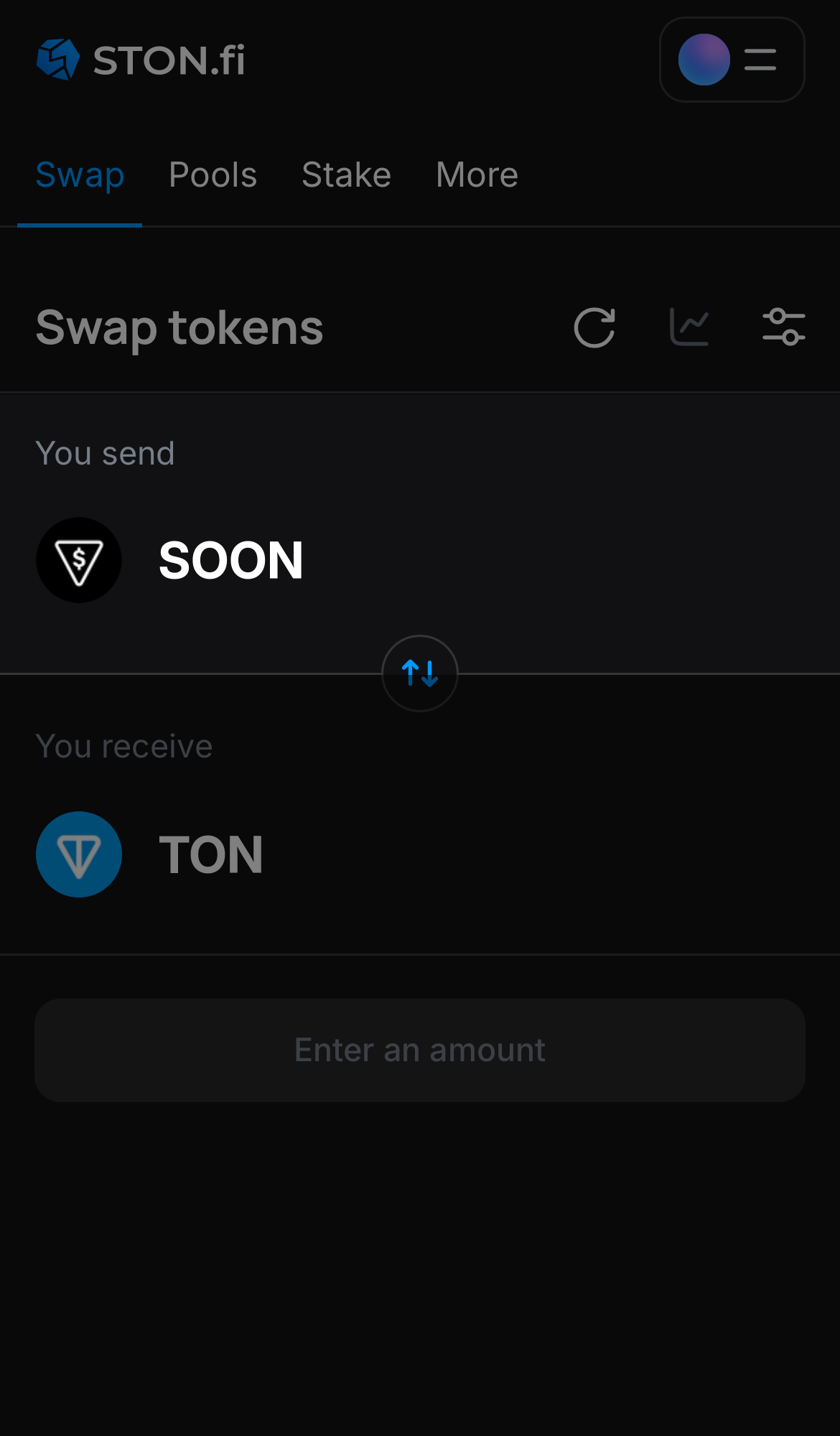 Selecione SOON na caixa ‘You send‘.