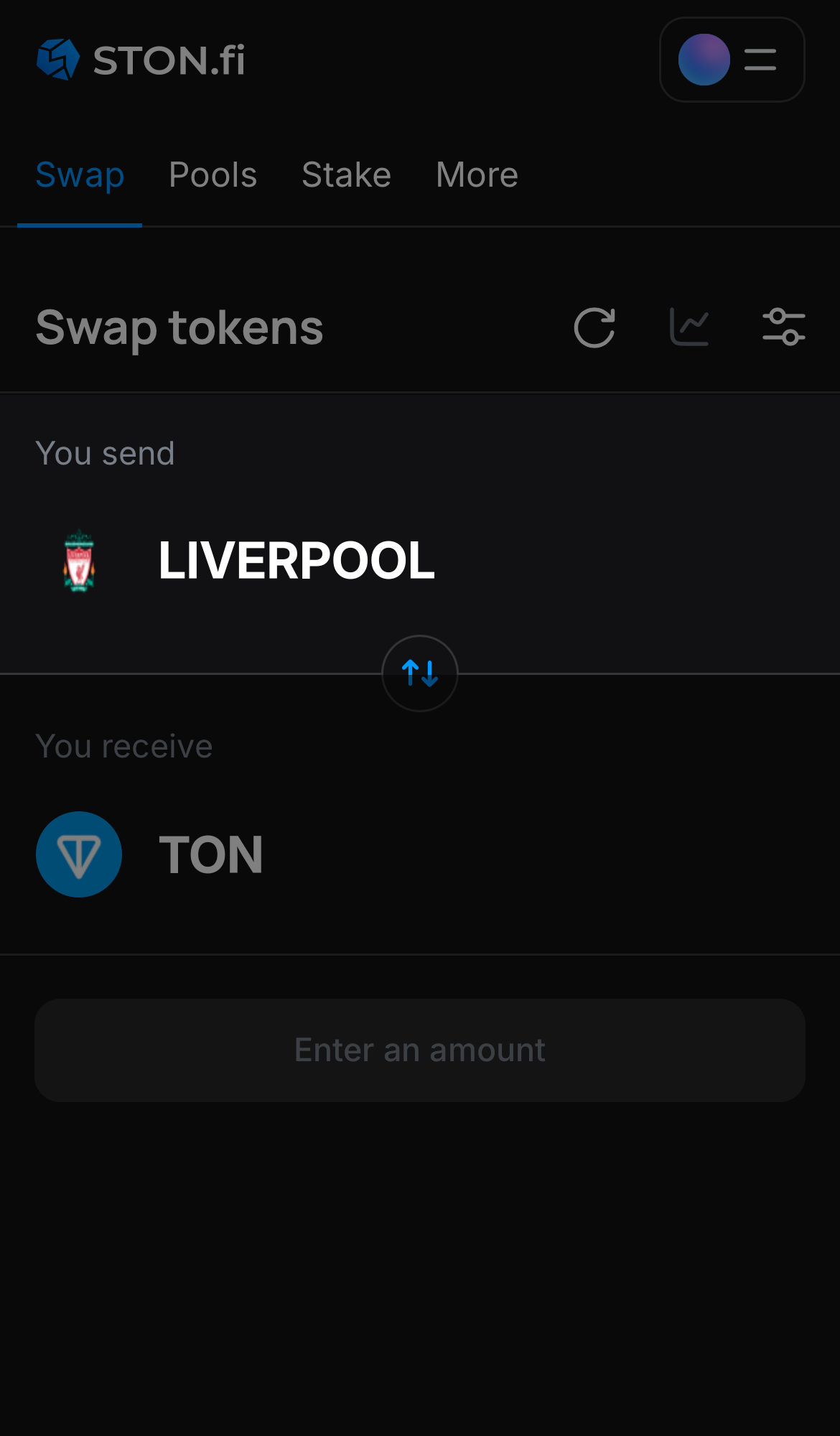 Selecione Liverpool na caixa ‘You send‘.
