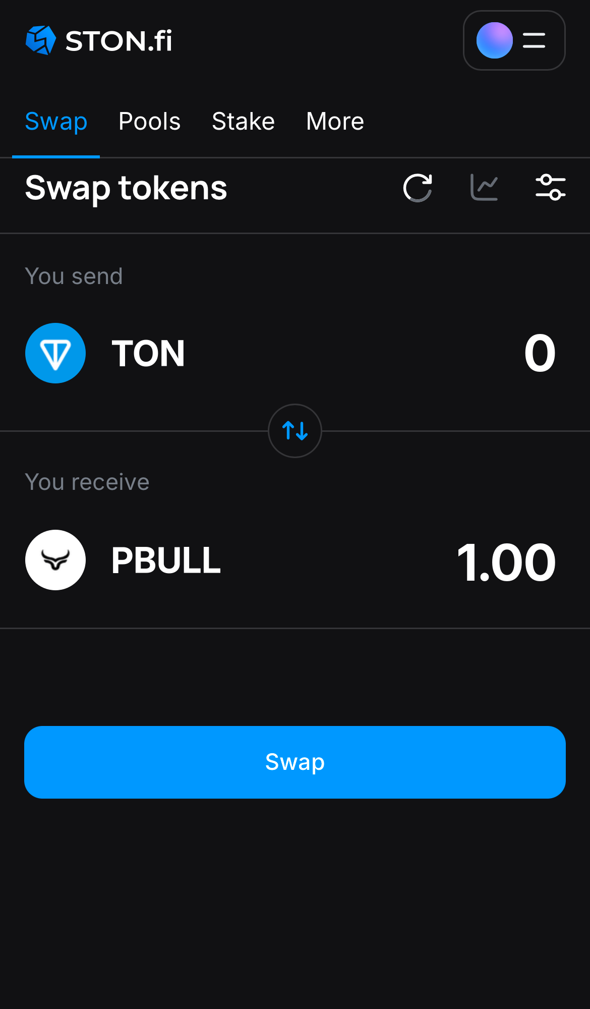 Insira a quantidade de tokens que deseja vender (ou comprar) e deixe o algoritmo fazer todos os cálculos.