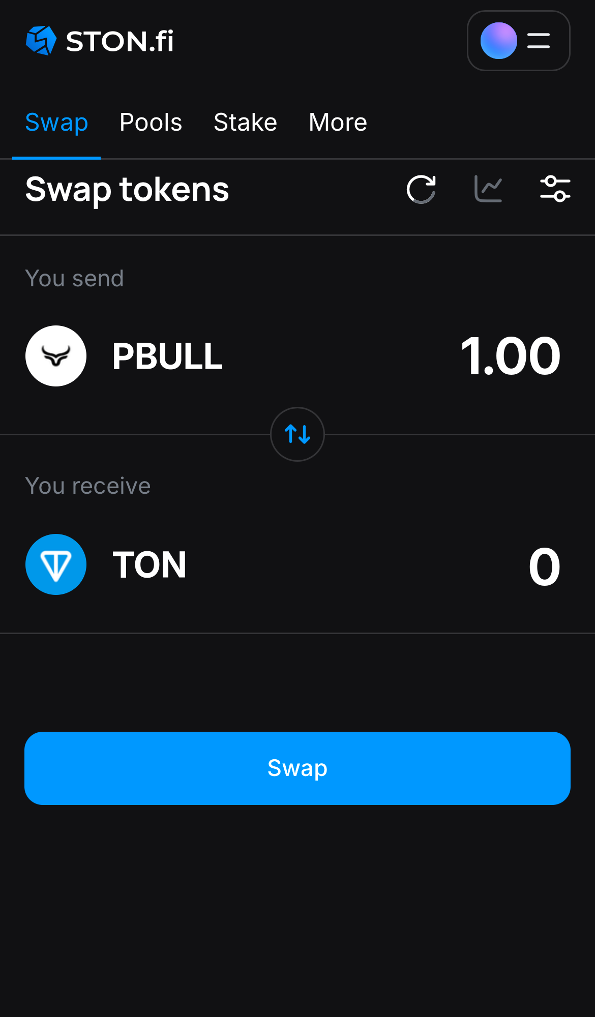 Insira a quantidade de tokens que deseja vender (ou comprar) e deixe o algoritmo fazer todos os cálculos.