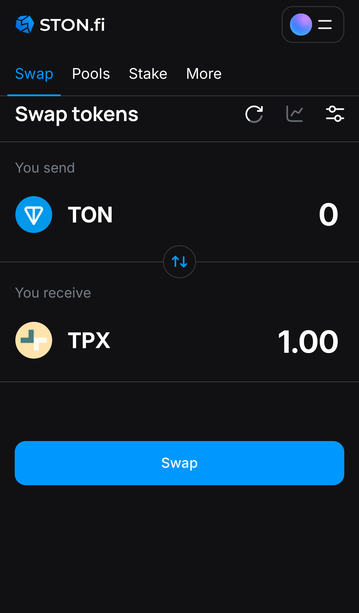 Saisissez la quantité de jetons que vous vendez (ou achetez), et laissez l’algorithme faire tous les calculs.