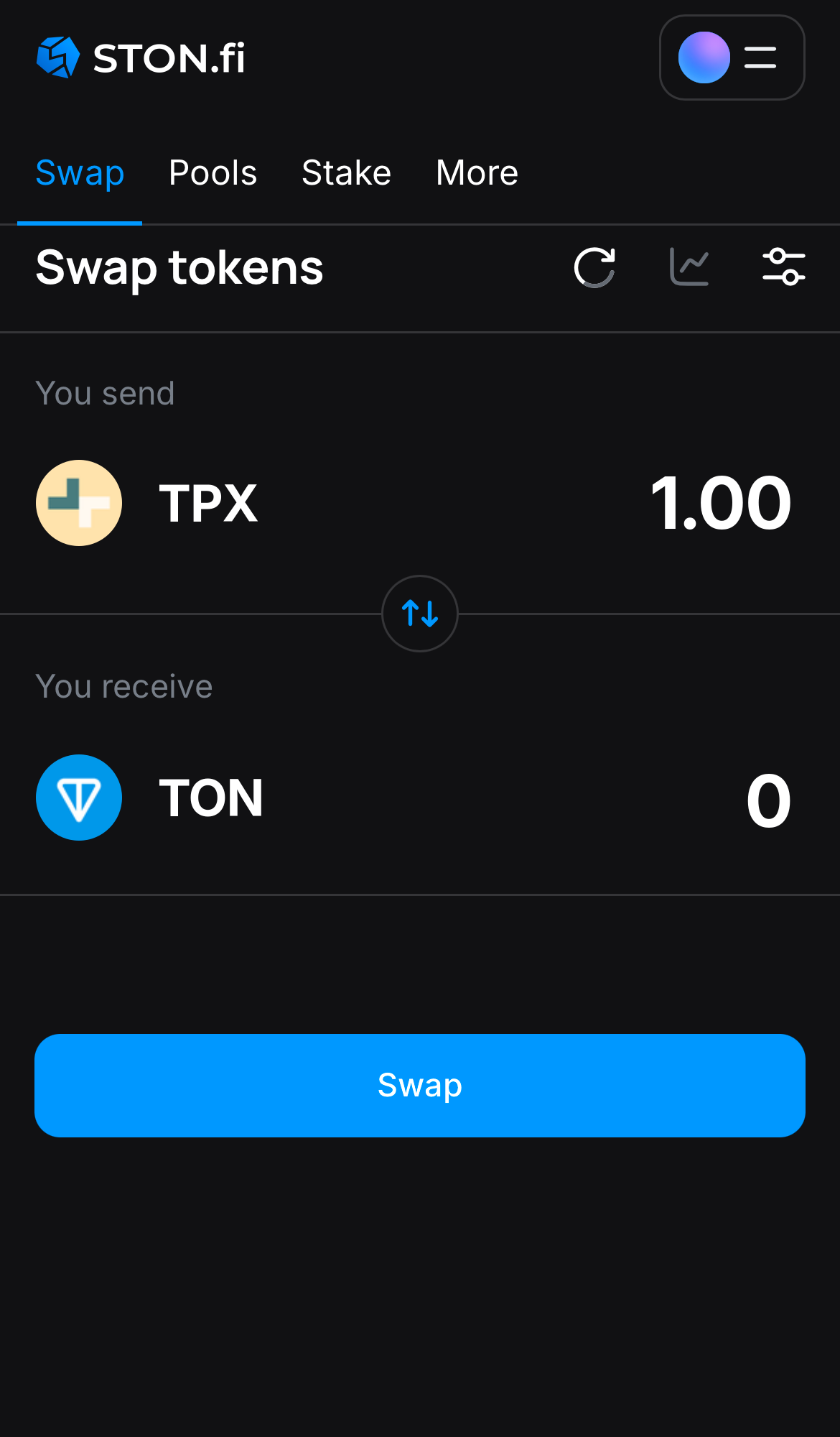 Saisissez la quantité de jetons que vous vendez (ou achetez), et laissez l’algorithme faire tous les calculs.