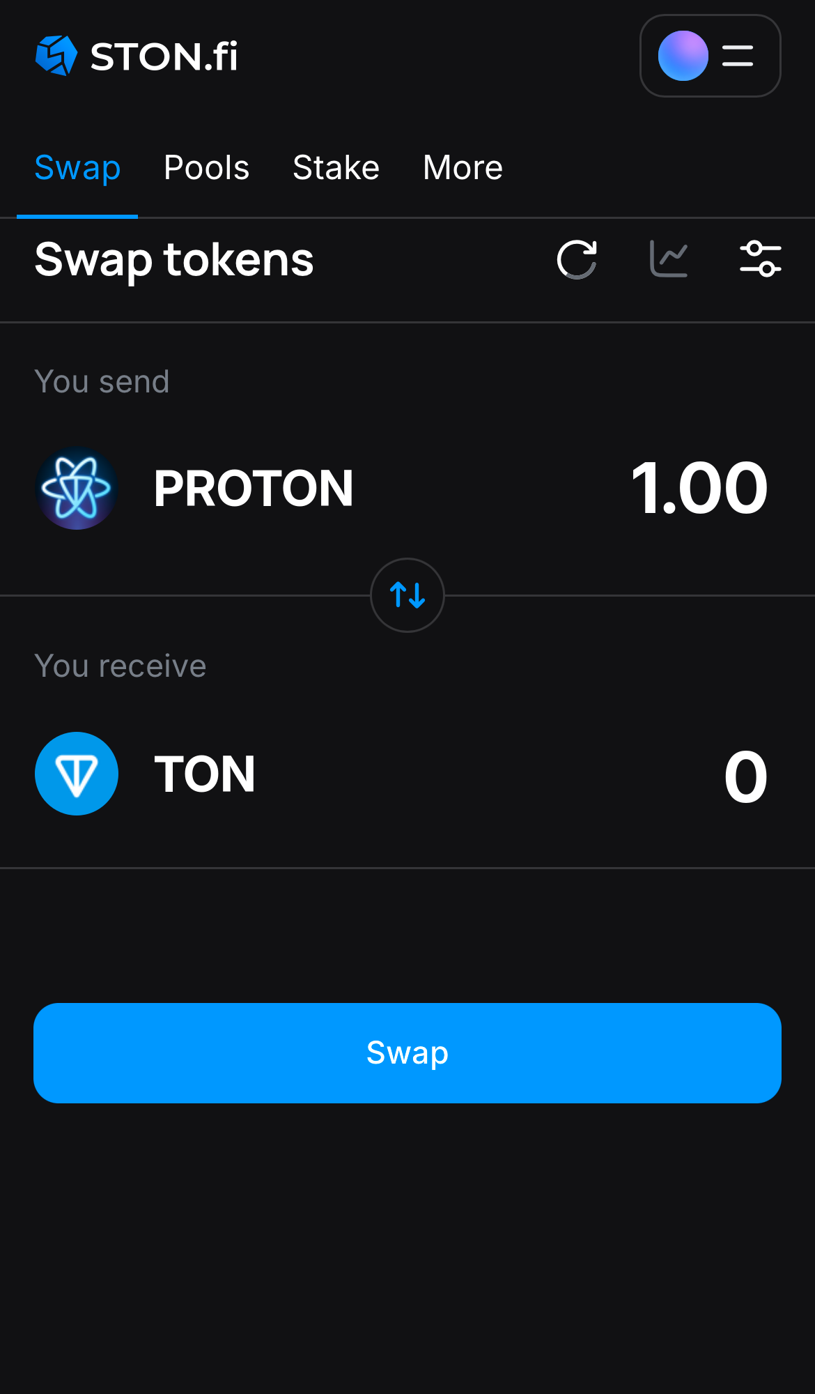Saisissez la quantité de jetons que vous vendez (ou achetez), et laissez l’algorithme faire tous les calculs.