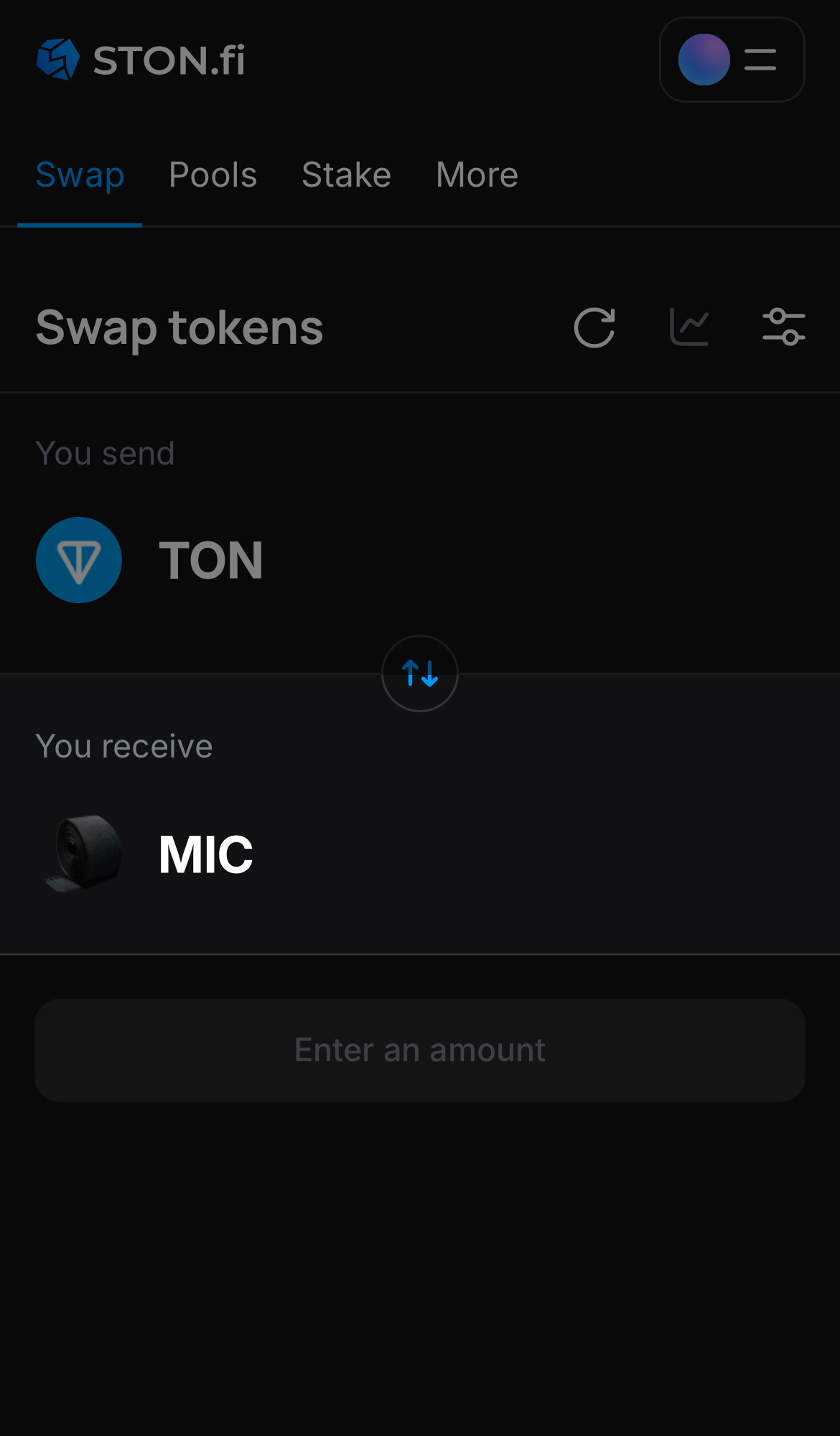 Pilih MIC pada kotak ‘You receive‘.