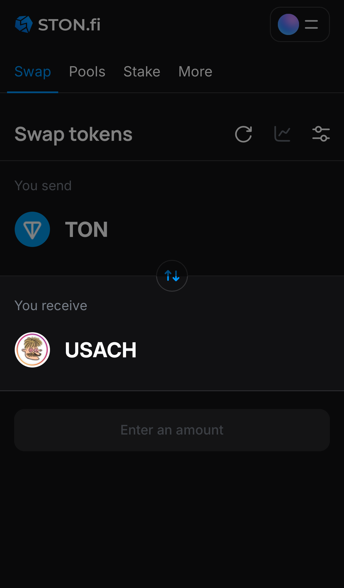 USACH را در جعبه ‘You receive‘ انتخاب کنید.