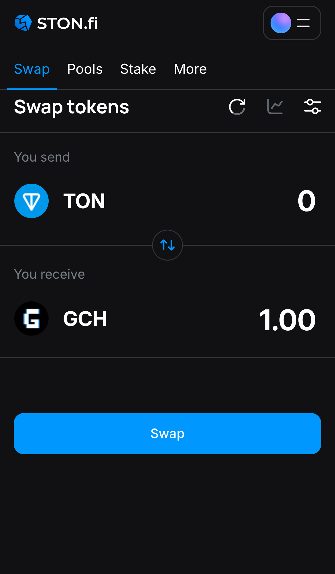 Saisissez la quantité de jetons que vous vendez (ou achetez), et laissez l’algorithme faire tous les calculs.
