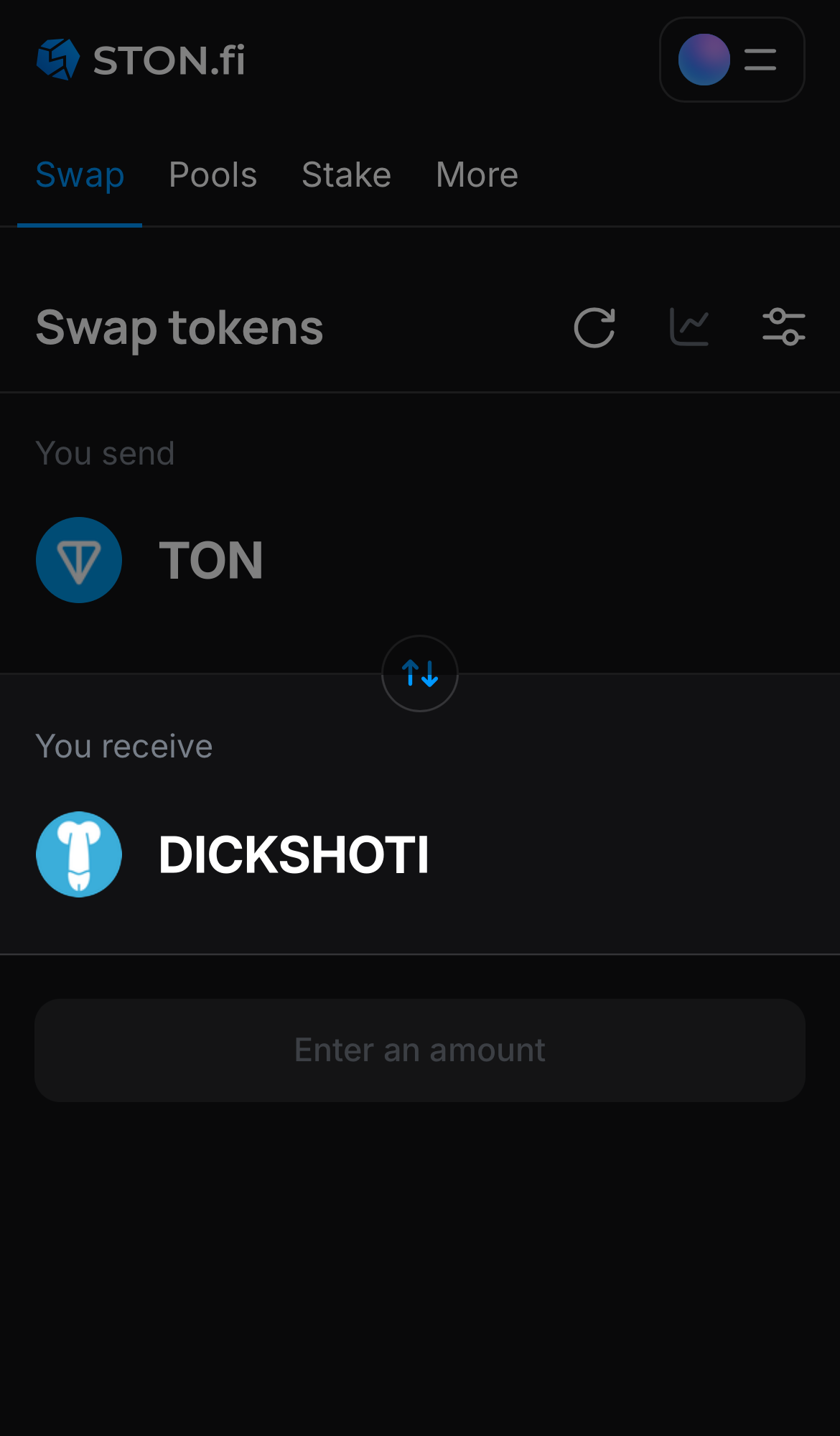 Pilih DICKSHOTI pada kotak ‘You receive‘.