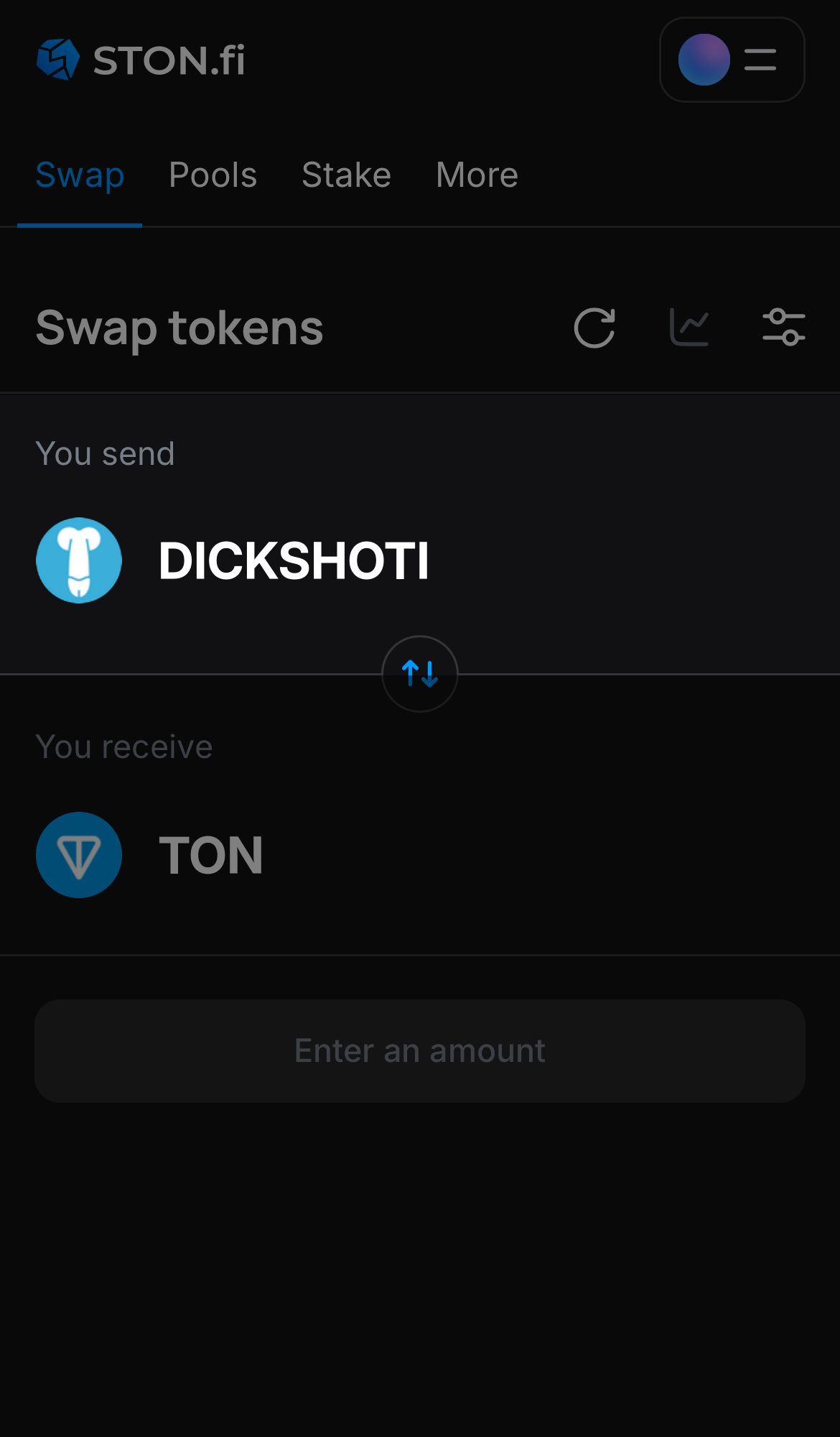 Pilih DICKSHOTI pada kotak ‘You send‘.